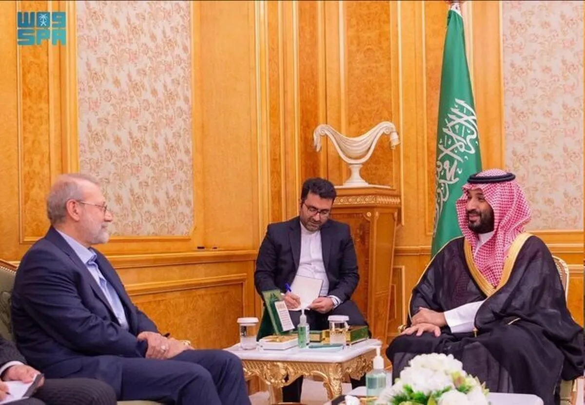 لاریجانی با بن سلمان دیدار کرد (۲۵ شهریور ۱۴۰۴)