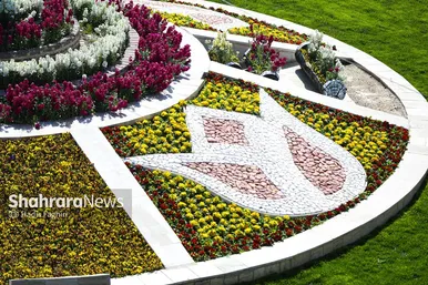 گزارش تصویری | المان های گل در نوروز ۱۴۰۴ مشهد