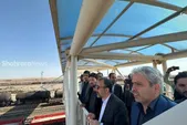 بازدید استاندار خراسان رضوی از گمرک سنگ‌بست ایستگاه شهید مطهری مشهد