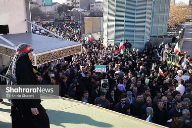 گزارش تصویری | مراسم تشییع پیکر شهدای مدافع امنیت در مشهد (۲۲ دی ۱۴۰۴) - ۴