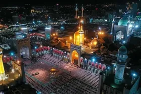 تغییر در برنامه&zwnj;های حرم مطهر رضوی در شب میلاد امام رضا(ع) + ویدئو