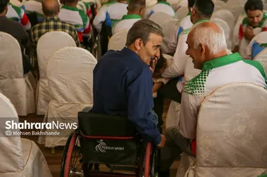 تجلیل از مدال‌آوران پاراالمپیکی