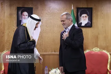 عکس‌هایی از دیدارهای مهمانان مراسم تحلیف با رئیس جمهور