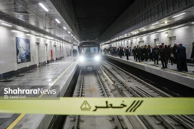 آغاز عملیات تست نهایی مسیر و ایستگاه‌های فاز یک خط سه مترو مشهد