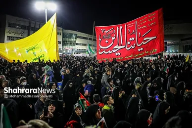 اجتماع بزرگ حمایت از کودکان غزه در عرصه میدان شهدا مشهد