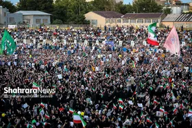 مشهد کانون انتخابات در آخرین روز تبلیغات ریاست&zwnj;جمهوری + فیلم