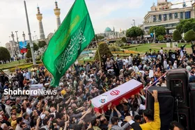 تشییع باشکوه پیکر &laquo;شهید غیرت&raquo; حمیدرضا الداغی در مشهد
