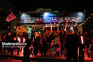 آئین سنتی مشعل گردانی نجفی‌ها در شب تاسوعا