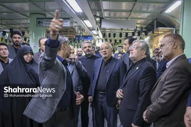 گزارش تصویری | آغاز بهره برداری از ایستگاه بسیج خط ۳ قطار شهری مشهد