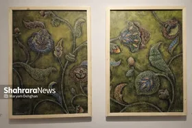 بازی هنرمندانه چشم و ذهن با دنیای رنگ&zwnj;ها | نگاهی به نمایشگاه نقاشی &laquo;کوک&zwnj;نقش&raquo; در گالری رادین مشهد