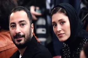 فرشته حسینی و نوید محمدزاده در پشت صحنه سریال &laquo;جنگل آسفالت&raquo; + عکس
