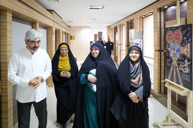 بازدید عضو شورای اسلامی شهر مشهد از موسسه شهرآرا