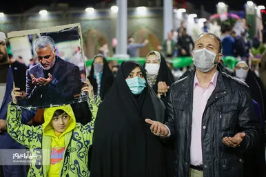 مراسم تحویل سال ۱۴۰۱ در حرم مطهر رضوی