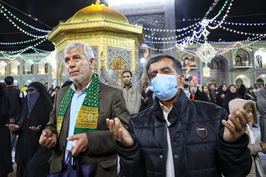 بازگشایی صحن انقلاب حرم مطهر رضوی در آستانه نیمه شعبان