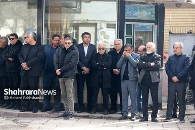 گزارش تصویری | مراسم تشییع محسن صنوبری، پیشکسوت اخلاق‌مدار و خوش‌نام فوتبال خراسان