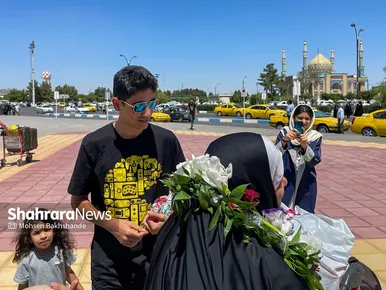 بازگشت اولین کاروان حجاج خراسانی