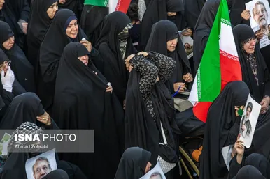 گزارش تصویری | تشییع پیکر شهید «علی لاریجانی» و «مرتضی لاریجانی» - قم
