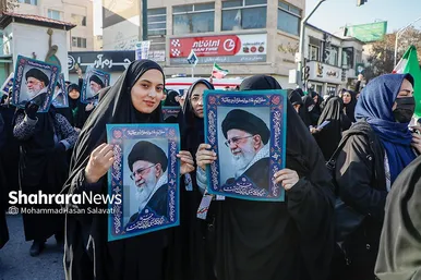 گزارش تصویری | مراسم تشییع پیکر شهدای مدافع امنیت در مشهد (۲۲ دی ۱۴۰۴) - ۲