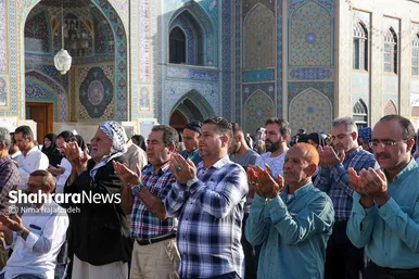 نماز عید سعید قربان در حرم مطهر رضوی