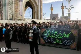 تشرف ۱۴۰۰ زائر اولی سراسر کشور به زیارت حضرت رضا (ع)