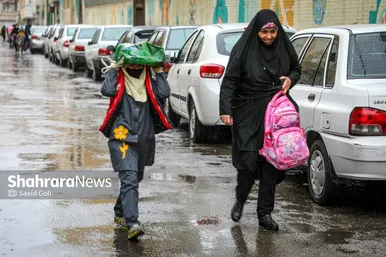 باران که می‌بارد