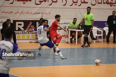 لیگ برتر فوتسال | مسابقه رکن آذین مشهد و سفیر گفتمان