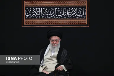 مراسم عزاداری دانشجویان به‌مناسبت اربعین حسینی علیه‌السلام در حضور رهبر انقلاب