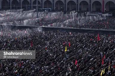 گزارش تصویری | اقامه نماز بر پیکر رهبر شهید و خانواده ایشان با حضور میلیونی عاشقان