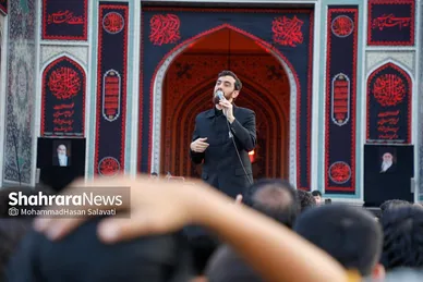 گزارش تصویری | مراسم چهارپایه خوانی شهادت حضرت رضا علیه السلام در حرم مطهر رضوی