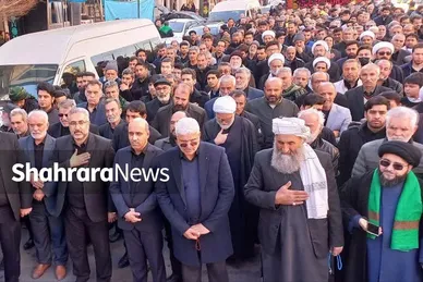 اجتماع هیئت‌های مذهبی مهاجران افغانستانی مقیم مشهد در روز شهادت حضرت زهرا(س)