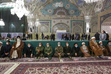 مراسم گرامیداشت سالروز حماسه 9 دی در حرم مطهر رضوی