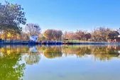 شهروند خبرنگار | نمایی زیبا و پاییزی از بوستان ارم در محله پنجتن مشهد