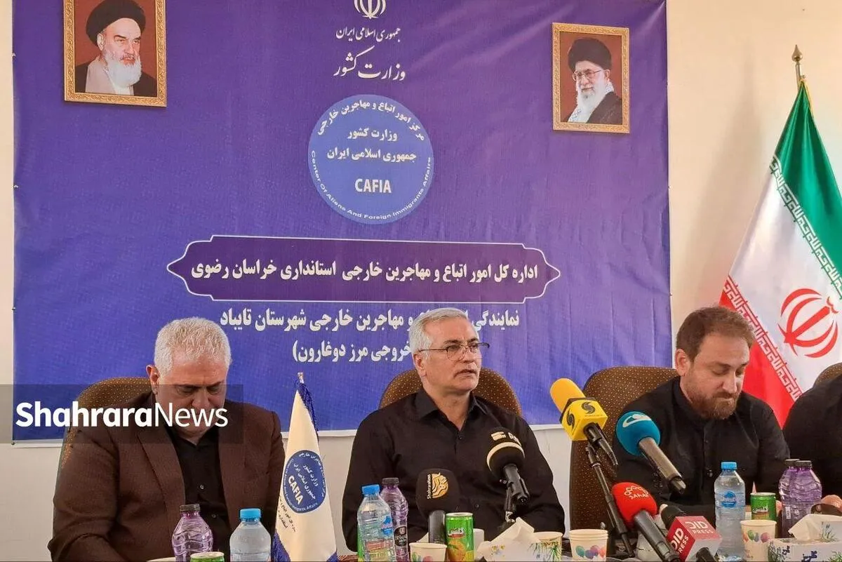 شمقدری: بازگشت بیش از ۲۶ هزار افغانستانی ازطریق مرز دوغارون، فقط طی یک روز | نمی‌توانیم بگوییم همه جاسوس‌هایی که بازداشت شده‌اند، افغان بوده‌اند