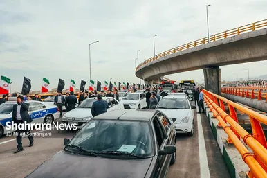 آیین بهره‌برداری از تقاطع چهارسطحی آزادگان مشهد