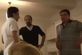 ویدئو | وقتی محمدرضا شجریان و اصغر فرهادی با یکدیگر فوتبال می &zwnj;دیدند