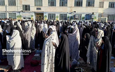 نماز عید سعید فطر مهاجران افغانستانی در محله گلشهر