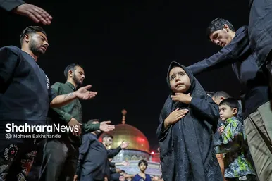 گزارش تصویری | «حسینیه حرم» میزبان عزاداران هندوستانی و پاکستانی