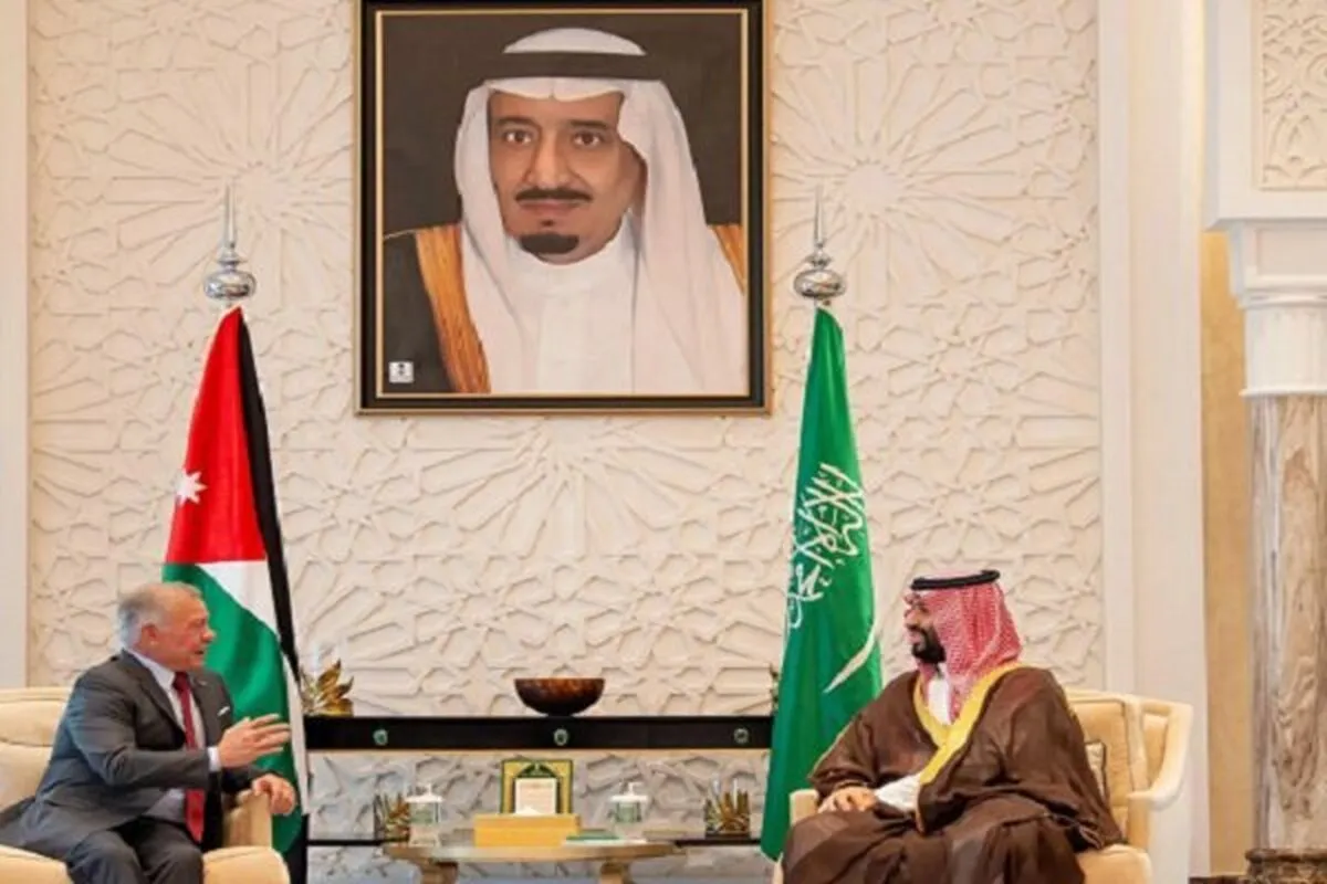 شاه اردن با بن سلمان دیدار کرد (۲۰ مرداد ۱۴۰۴)
