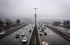 جاده&zwnj;های خراسان رضوی بارانی و لغزنده است