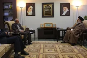 رئیس صداوسیما با سید&zwnj;حسن نصرالله دیدار کرد