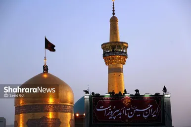 گزارش تصویری| آیین اذن عزای محرم در حرم مطهر رضوی (پنجشنبه ۵ تیر ۱۴۰۴)