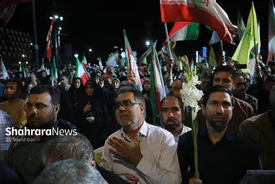 گزارش تصویری | وداع با پیکر سردار شهید حسین ظریفی در دویست‌ودهمین شب اجتماع مشهدی‌ها