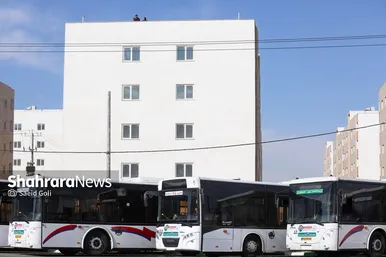 رونمایی از ۲۹ دستگاه اتوبوس جدید  و محور شهید محبی