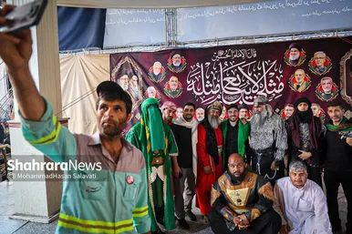 گزارش تصویری | موکب فرهنگی شهرداری مشهد در نجف اشرف و مسیر پیاده روی زائران اربعین (۸ مرداد ۱۴۰۵)