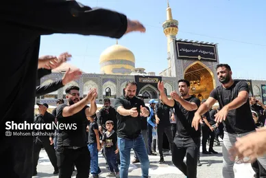 عزاداری روز ۲۸ صفر در حرم مطهر رضوی
