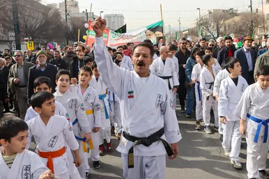 راهپیمایی 22 بهمن در مشهد - 2