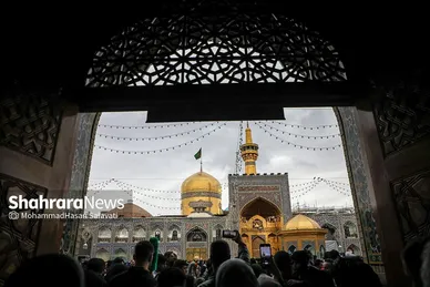 تحویل سال ۱۴۰۳ در حرم مطهر امام رضا (ع) و خیابان‌های منتهی به حرم