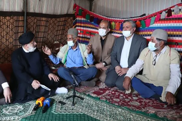ملاقات رودروی رئیسی با عشایر | حرکت اقتصادی عشایر نقش موثری در رونق اقتصادی دارد
