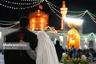 حال‌وهوای حرم مطهر امام‌رضا(ع) در شب میلاد کریم اهل‌بیت(ع)