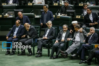عکس‌هایی از اولین جلسه بررسی صلاحیت وزرای پیشنهادی دولت چهاردهم